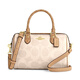 Coach (Coach) [chinesisches Valentinstag] Frauenbeutel Rowan Medium Boston Frauen One-Shoulder Crossbody-Handtasche für Freundin Cy679 Milk Tea Print Farbe Pairing IMXI9