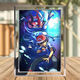 Koga Nakaba Pokémon Animation periphere Kristall Fotorahmen Animation Desktop Oramente Paar Freundinnen geben Geschenke Anpassung SSELA1392 Sechs Zoll-Desktop Special