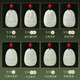 Chinese Gold Twelve Zodiac Signs Hetian Jade Pendant for Men and Women Born Buddha Necklace Birthday Gift for Boyfriend and Girlfriend Anniversary Amulet Puxian Bodhisattva Hetian Jade Pendant-Zodiac Dragon Snake