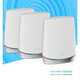 网件（NETGEAR）美国RBK753Orbi752 路由器WIFI6千兆mesh分布式RBS750 简包三支装-RBK753 1个主机2个分身