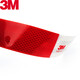 3M3M反光标识车身警示标识简易20片装单片5cm*30cm 983D 红色 
