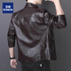 
Lomond leather jacket men's jacket men's 2025 new spring and autumn business casual leather jacket men's 609 black 2XL 140-150Jin [Jin equals 0.5 kg]