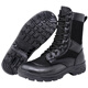 
3638 new combat boots men's ultra-light summer Martin boots breathable high-top outdoor work boots zipper tactical boots security boots mesh combat boots (with zippers) three seconds to put on and take off 42 [260]