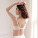 Langsha soft support seamless bra for women with small breasts, push-up bra without steel ring, anti-sagging, side breast reduction bra
