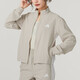 Veste adidas pour les femmes 2025 Automne Traine de fitness extérieur mode Fashion Toven Stand Collar veste décontractée de sport confortable JE6173 / Light Khaki S