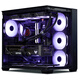 ASUS ROG family bucket AMD 9800X3D 7800X3D ASUS RTX5070 5070TI 5080 desktop computer game console live design AI host DIY complete machine with three R7 7800X3D + ASUS RTX5060Ti