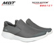 MBT curved bottom thick sole outdoor casual shoes for men and women Correct walking posture Breathable Lightweight MODENA 1479Y-Gray 9 (42.5)