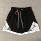 
AEROGAMI-Nike new Air Flying Summer AJ American DRI FIT breathable sports basketball quick-drying shorts Crimp pants C Nike 1371 white/gray Nike 2XL