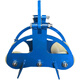 Electric cable pulley pay-off pulley wellhead left and right bridge pulley hanging wheel pipe mouth corner slider triple steel H-type two-wheeled hanging wheel nylon 160*140mm