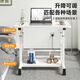 Dianying Computer Desk Bedside Small Table Home Liftable Mobile Bedroom Table Desk Writing Desk Simple ZDZ-8 Warm White Upgraded Thickening 80*40-Double Layer