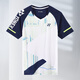 
2025 new spring badminton uniform men and women short-sleeved competition suit quick-drying breathable sports competition training suit 7028 white men's top L