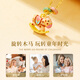 CHINA GOLD Happy Trojan Horse Gold Necklace Women's Pure Gold Pendant Birthday Gift for Girlfriend and Wife Pure Gold Happy Trojan Horse Pendant Free Silver Chain + Love Gift Box Souvenir