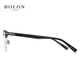BOLON暴龙眼镜框25新品近视眼镜方形眉架商务眼镜架钛框BA6113 B16