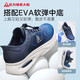 Zapatos de edad avanzada zulijianas zapatos casuales de mediana edad y jóvenes amortiguadores 25113032J Azul - Men's Style 42