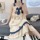 Qingzhong Qiao Sospeche Nightgown para mujeres en verano dulce y lindo pijama para mujeres en camisón de dibujos animados de verano en algodón puro 834 m recomendado 75-95Jin [Jin iguala 0.5 kg]