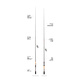 American Summer Mad Insect Insect Second Generation Lure Rod Limited Edition Single Section zwei Abschnitte Langer Wurf schwarzer Grube Wildfischerei Mandarin Fisch Bass Professionelle Insektenstange 2.03m limitierte Auflage B682MHXF -Waffe Griff zwei Abschnittstab