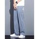 
VANCL American retro casual jeans for men 2025 new summer thin pants loose straight trousers YMO-1048 black M