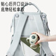 Aiboshi Mummy Bag Backpack Multifunctional Back Milk Bag Large Capacity Baby Outing Lightweight Mother and Baby Bag Pampa Gray M366