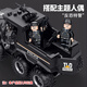 Die übergroße Kinderpolizeiauto-Spielzeugauto der Familie der Familie 3-6 Jahre Panzerspezifische Polizei Inertial Car Model Birthday Gift Boy