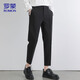 
ROMON casual pants men's pants summer high-end pinch pants men's business trousers black 32