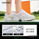 Skechers Panda Shoes Spence Women Women's Searted Daddy Shoes Crivets Легкие кроссовки с толстой накрытой обуви 11979 белые/серебро/WSL 35.5 225 мм
