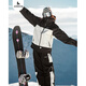 John Snow Ski -Anzug koreanische Version Single und Doppelbrett Männlich und weiblich gleiche Style Paaranzug Außenerd und warm Dupont Baumwolle Schwarz Puntu Cloud Grey L.