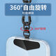 威睿宾【加厚设计不断裂】360度可旋转金属连接夹片手机挂绳固定垫片挂钩结实挂件耐用 旋转扣三角银色(1个袋装)