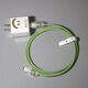 Xinghengmeng Apple Ladegerät Schutzfall Apple Data Cable Protection Fall 16/15/14/Ladungskabelschutzfall Anti-gebrochenes grünes lächelndes Face-Five-Piece-Set [Big Head 1-Small Head 2-schützendes Seil 1-Tie-Gurt 1]