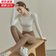 Jincheng yoga clothing suit for women spring and autumn 2025 new training Pilates fitness long-sleeved sports running top tights apricot long-sleeved + coffee yoga pants 33020 M 95-110Jin Jin equals 0.5 kg