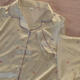 Langsha Bing Seidenpyjamas für Frauen in Sommerdünnen Shorts Shorts für den Sommer einfachen Buchstaben Druck lässig Seide Home Clothing Set hochwertiger YFY-9904 m [Empfohlen 80-100jin [Jin gleich 0,5 kg]]