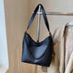 Nanbowan large capacity bag for women new niche 2025 design simple chain one-shoulder crossbody bag for work commuting tote TR6169 black