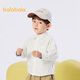 Balabala children's clothing boys long-sleeved shirts children's tops 2025 new spring wear college style versatile 209125102101