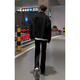 Digada Black Willow Scimitar Jeans Men's Spring and Automne New CleanFit American High Street Micro Flare Pantum DFFS-701 Black XL