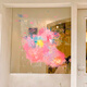 Autocollant statique Nouvel An Glass Door autocollant créatif dieu de la richesse 2025 Festival de printemps du Nouvel An Année de serpent autocollants décoratifs autocollants de fenêtre UV3291a Modèle Small