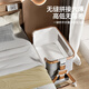 
ANGI BABY crib multi-function folding bed spliced large bed movable baby shaker newborn sleeping artifact beige [diaper table + coconut palm pad + mosquito net] crib spliced large bed mobile crib newborn