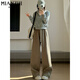 Cotton slimming wide-leg pants for women in spring, autumn and winter, new loose small person with high waist narrow version straight sports casual pants 679 meters white [high quality 24.5] L 110-125Jin [Jin equals 0.5 kg]