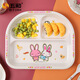 WUHE KINDERSNORTSPLATTE A5 Metamine Tabelle Cartoon Bowl Teller Kinder glückverheißend