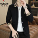 
Woodpecker (TUCANO) jacket men's suit spring and autumn Korean casual short double-sided tweed early autumn men's woolen jacket black C0099 XL