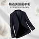 Goldlion suit men's machine washable wool new business formal wear groom's wedding suit suit jacket navy blue-95 31 trousers