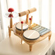 Kinderhölzerner Musik -Percussion -Instrumente, Klavier, Trommel, Gong, Babyhandtrommelspielzeug, Kätzchenmusiktisch [1 kg] Xylophonmodell