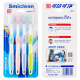 4-piece family pack of Kejiekojie soft-bristled gum-protecting toothbrushes for deep cleaning between teeth