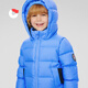 Nanny Goose Children's Down Jacket Baby Short Thickened White Duck Down Jacket Boys and Girls Warm and Windproof Winter NG2637 Navy Blue 100