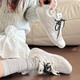 Camel (camello) Zapatos de suela delgada para mujeres en el año zapatos de entrenamiento de deportes informales retro casuales k25b09l7031 marfil blanco 37