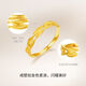 Kuang Yi gold wheat ear ring women's pure gold 999 ring ring ear ear safe Valentine's Day gift new Valentine's Day gift