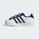 阿迪达斯 （adidas）童鞋24秋男女童经典魔术贴板鞋运动鞋IH3290IH3291 /学院藏青蓝/汉玉白 IH3290 29 11K(适合脚长17.5)