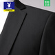 Playboy High-end Light Luxury Customized Suit Suit Men's Slim Business Formal Wear Professional Interview Work Three-piece Suit Men's Double-Button Navy (Suit + Pants) XL