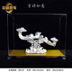 Pékin Famille Sterling Silver Ruyi Ornements, 999 Artisanat Ruyi Déplacement de nouvelles cadeaux de ménage ouvrant des cadeaux de ménage, tout est bonne fortune 1688 grammes