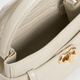 CHARLES/KEITH crocodile pattern Kelly bag handheld crossbody wedding bag women's bag birthday gift CK2-50270880-1 Ivory ivory S