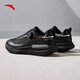 ANTA Wanli丨Comfortable Cushioning Training Shoes Men's Spring and Summer New Soft Sole Commuting Sports Shoes Basic Black-3 39 (245mm)