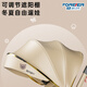 FOREVER Children's tricycle baby stroller baby stroller baby stroller can sit and lie 1-3-5 years old light brown warm [can lie and rotate + sunshade]